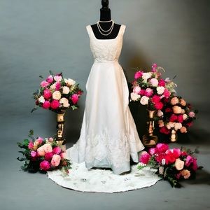 Pearl Laced Beaded Bridal Gown